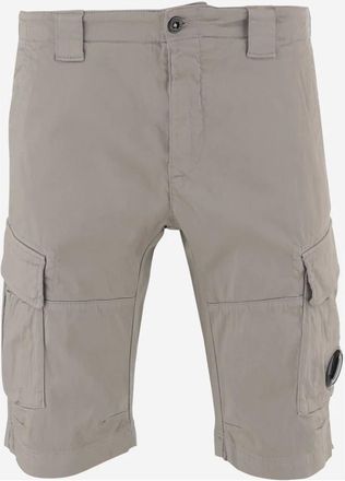 C.P. Company C.p. Company, Korte Broeken, Heren, Grijs, XL, Katoen, Stretch Katoenen Shorts