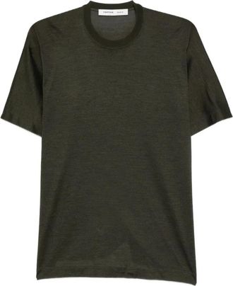 Carven Tops, Dames, Groen, S, Jt 224 T-Shirt