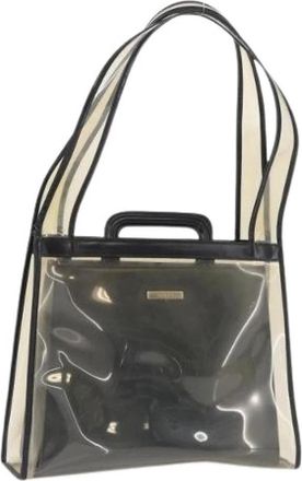 Gucci Pre-owned Vintage Vinyl Schoudertas - Dames - Vintage Shopper - Zwart - ONE Size - Vintage