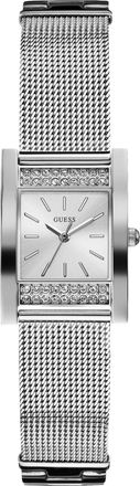 Guess Silver-Tone Mesh Analog Watch