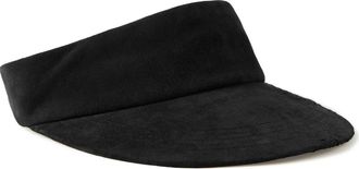 Fear of God Black Suede Visor Cap
