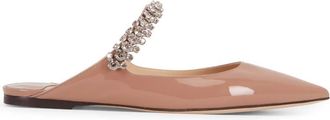 Jimmy Choo London Bing Patent Leather Mules, Brand Size 35 ( US Size 5 )