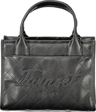 Twinset Black Polyurethane Womens Womens Bag