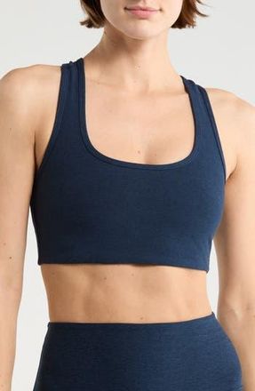 Beyond Yoga Space Dye Simplicity Sports Bra in Nocturnal Navy at Nordstrom Rack, Size X-Large