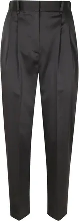 Elisabetta Franchi Broeken, Dames, Zwart, M, Straight Broeken