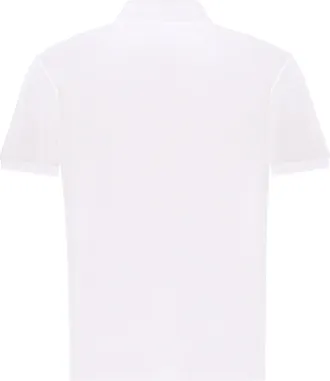 Ami Mens Polo Shirt Cotton-Piqu&eacute; White T-shirts And Polos