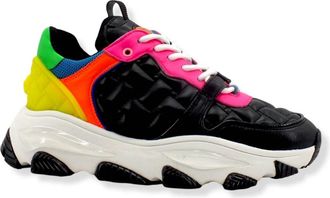 Kurt Geiger Sneakers - Dames - Sneakers - Zwart - 36 EU - Leer - Schoenen