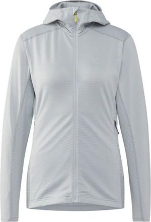 Hagl&ouml;fs L.I.M Mid Multi II Hood Fleecejacke f&uuml;r Damen | grau