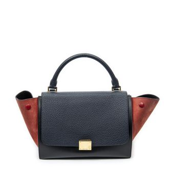 Celine Small Tricolor Trapeze Schoudertas