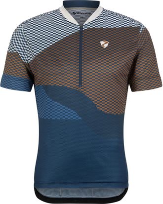 Ziener Radtrikot ZIENER NEMIC-Z, Herren, Gr. 58, blau (hale navy), Obermaterial: 100% Polyester; Obermaterial 2: 90% Polyester, 10% Elasthan, Trikots Radtrik