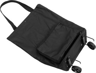 Cabilock CIYODO Foldable Portable Shopping Bag with Wheels, Large Capacity Reusable Grocery Tote, Lightweight Rolling Cart for Shopping, Travel, Outdoor Activi