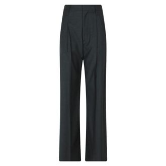 Victoria Beckham Ethel Pants - Dames - Broeken - Grijs - Maat: 3XS Katoen