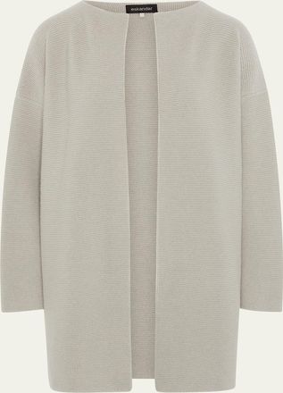 Eskandar Cashmere Small Jacket Coat Cardigan - Long Length