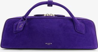 Alaia Borsa a mano Teckel Clutch in suede - ALAIA - gender_Woman