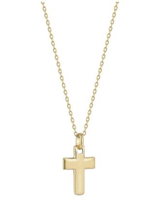 Italian Gold, Inc 14K Italian Gold Cross Pendant Necklace