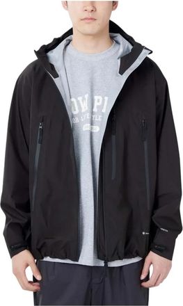 Snow Peak Gore-Tex Regenjas - Heren - Ski Jassen - Zwart - M - Polyester - Fitness