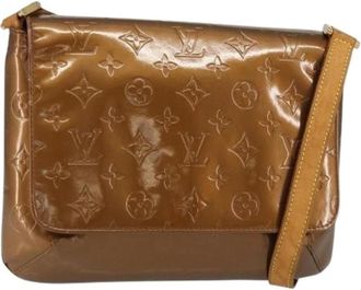 Louis Vuitton Pre-owned Vintage Cross Body Bag - Dames - Vintage Schoudertas - Bruin - ONE Size - Leer - Vintage