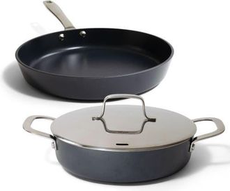 alva Maestro 3-Piece Nonstick Frying Pan Cookware Set in Black at Nordstrom