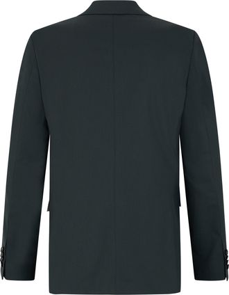 HUGO BOSS Mens Two-Piece Suit Open Green Polyester Suits