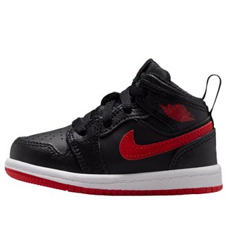 Nike Jordan (TD) Air Jordan 1 Mid Black White University Red DQ8425-005