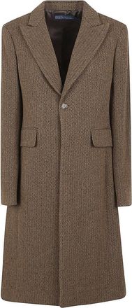 Polo Ralph Lauren Fine Herringbone Tweed Coat