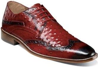 Stacy Adams Gennaro Wingtip Derby in Red at Nordstrom Rack, Size 7.5