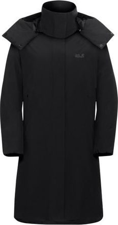 Jack Wolfskin Frost Haven Coat Mantel f&uuml;r Damen | schwarz