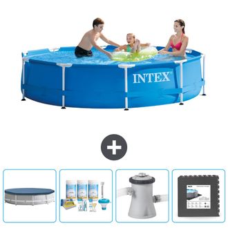 Intex Piscina Con Estructura Redonda - 305x76 Cm - 5-piezas Scb3