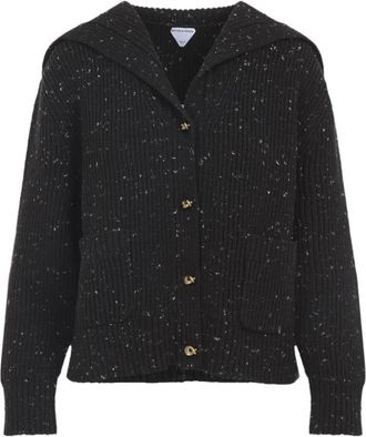 Bottega Veneta Bruine Trui Elegante Stijl - Dames - Vesten - Bruin - M - Wol - Truien & Vesten