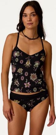 Carve Designs Womens Stinson Tankini Top Black XXL
