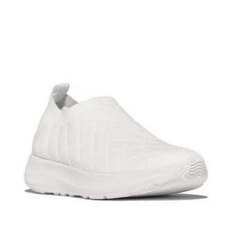 FitFlop F Mode Flow Quilted Knit in Urban White at Nordstrom, Size 8.5