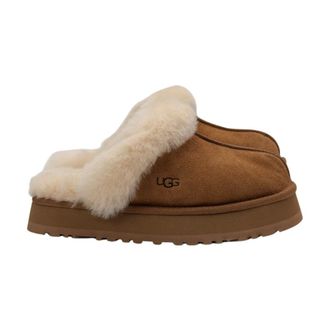 UGG Ugg, Schoenen, Dames, Bruin, 40 EU, Polyester, Disquette Slipper