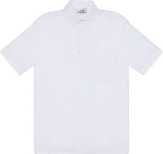 Hermès SS21 Polo Shirt White H072325HA90