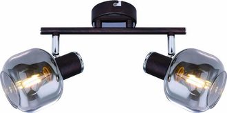 Globo Lighting Lampada Da Soffitto Apparecchio Metallo Bronzo Cromo Vetro Spot Mobili Soggiorno Letto