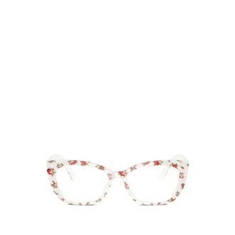 Dolce & Gabbana Glasses, female, White, Size: 49 MM Eyeglasses