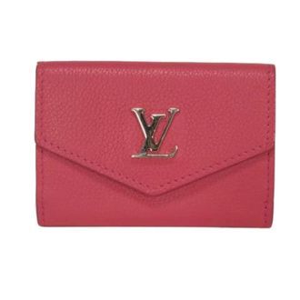 Louis Vuitton Pre-owned Wallets, female, Pink, Size: ONE SIZE Pre-owned Porte Feuille Lock Mini Leather Wallet