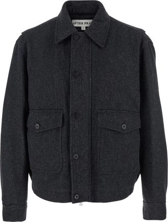 After Pray Classic A-2 Jacket - Heren - Zomerjassen - Grijs - S - Wol - Jassen