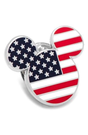 Cufflinks Inc. Mickey Mouse Stars & Stripes Lapel Pin in Red/Blue at Nordstrom