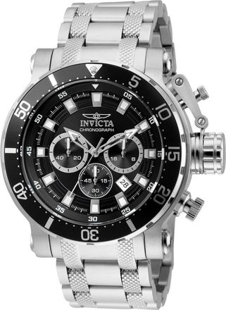 Invicta Coalition Forces 32704 Heren Horloge - Quartz Uurwerk - Roestvrij Staal met zwarte Wijzerplaat - 52mm