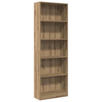 vidaXL Estanter&iacute;a De Madera De Ingenier&iacute;a Roble Artesanal 60x24x176 Cm Vidaxl