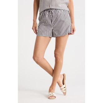 Onia Drawstring Cover-Up Shorts in Dark Chocola at Nordstrom Rack, Size X-Large