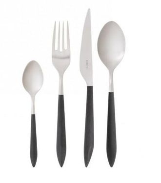 Bugatti Ares, Posate Set 24 Pz, Scatola Legno, Casa Bugatti - Colore: Nero