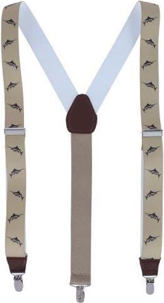 Ascentix Marlin Fish Print Clip End Suspenders in Tan at Nordstrom