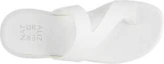 Naturalizer Cailan Wedge Sandals White CAILAN-WHT Womens