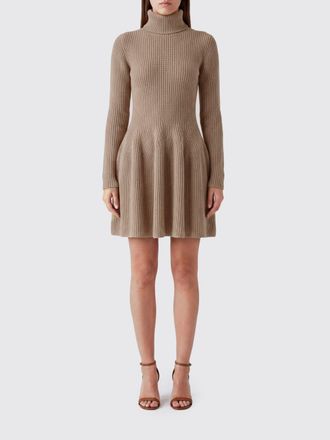 Magda Butrym Ribbed 100% Cashmere Polo Neck Mini Dress