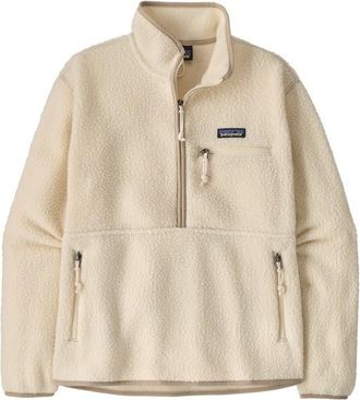 Patagonia Retro Pile Marsupial Hoodie f&uuml;r Damen | beige