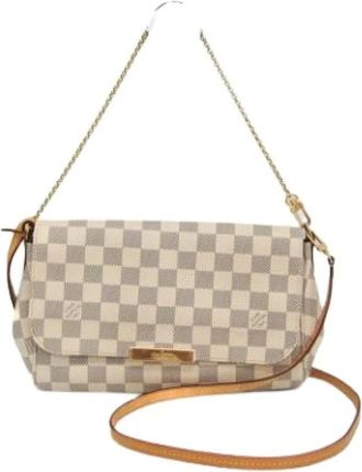 Louis Vuitton Pre-owned Cross Body Bags, female, Beige, Size: ONE SIZE Pre-owned Favorite MM N41275
