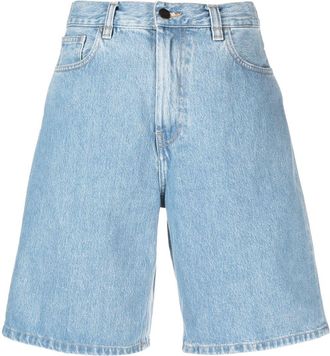 Carhartt Work in Progress Barndon denim shorts - women - Cotton/Cotton/Polyester - M - Blue