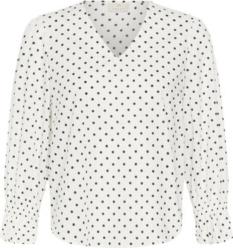 Kaffe KAmilly Top - Blouses & Shirts - Mujer - Blanco - 2XL