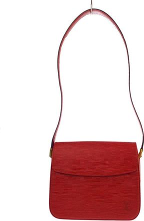 Louis Vuitton Buci Epi Leather Red Leather Handbag (Pre-Owned)